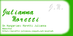 julianna moretti business card